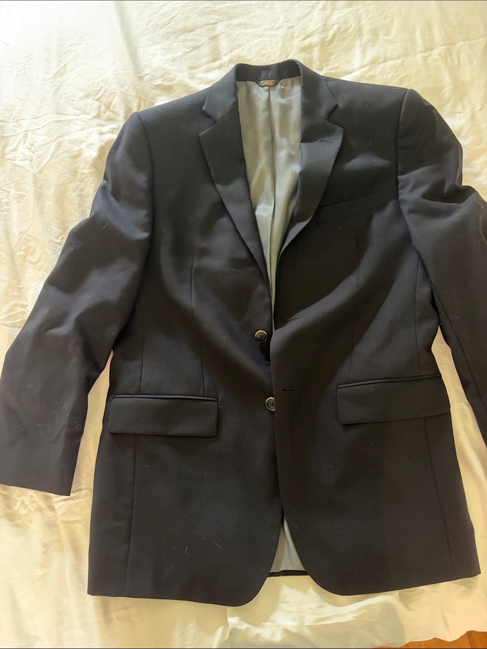 Wilke Rodriguez men’s navy blazer, size 40 Long. Wool